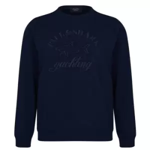 Paul And Shark Logo Sweatshirt - Blue
