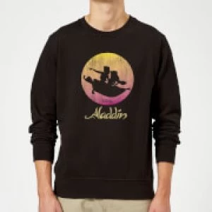 Disney Aladdin Flying Sunset Sweatshirt - Black - S