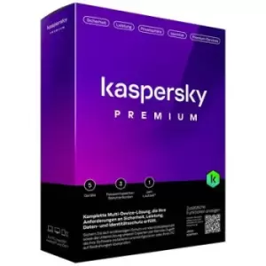 Kaspersky Premium 1-year, 5 licences Windows, Mac OS, Android, iOS Antivirus
