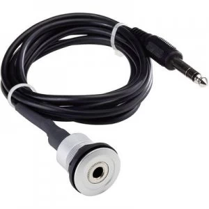 Schlegel Jack Audiophono Cable 1x Jack plug 6.35mm 1x Jack socket 6.3mm 2m Black