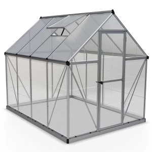 Palram Hybrid Greenhouse 6 x 8 - Silver