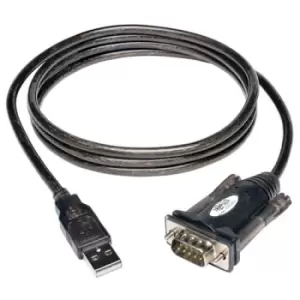 Tripp Lite U209-000-R USB-A to RS232 (DB9) Serial Adapter Cable - (M/M) 5 ft. (1.52 m)