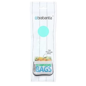 Brabantia Perfect Fit Small Compostable Bin Liner - 6 Litre
