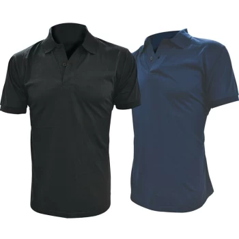 Sitesafe - 65/35 Large Black Polo Shirt