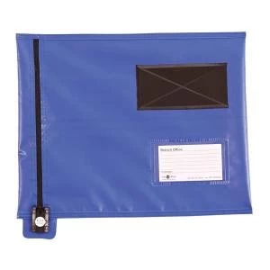 Flat Mail Pouch A4 285mm x 345mm Blue FP7B