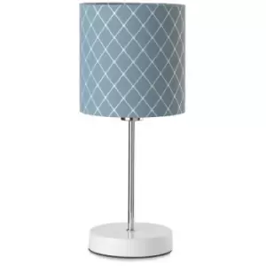 Onli Noah Table Lamp With Round Shade, Blue
