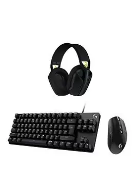 Logitechg PC Gaming Bundle - Gaming Headset, Keyboard & Mouse