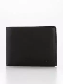Boss Asolo Leather Wallet With Coin Pocket - Black