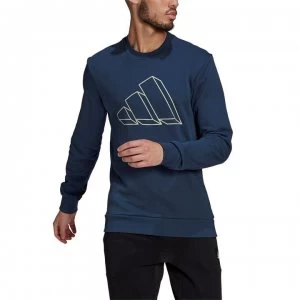 adidas adidas Icon Crew Sweatshirt Mens - Crew Navy