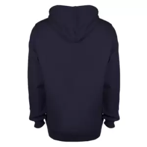 FDM Unisex Contrast Hooded Sweatshirt / Hoodie (300 GSM) (XS) (Kelly Green/White)