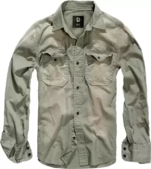 Brandit Hardee Shirt, grey, Size 2XL, grey, Size 2XL