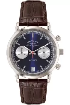 Mens Rotary Les Originales Swiss Avenger Chronograph Watch GS90130/05