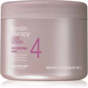 Alfaparf Milano Lisse Design Keratin Therapy Rehydrating Mask for All Hair Types 500ml