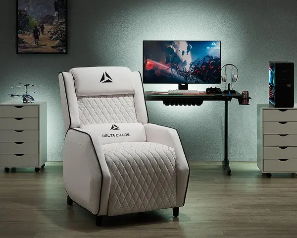 Home Detail Cougar Gaming Chair Manual Recliner White