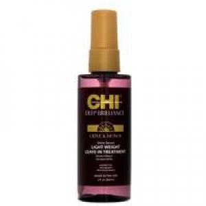 CHI Deep Brilliance Olive and Monoi Shine Serum Lightweight Leave-In Treatment 89ml
