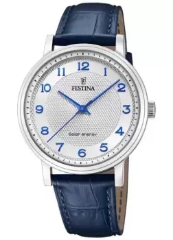 Festina F20660/1 Mens Solar Energy (41mm) Silver Dial / Watch