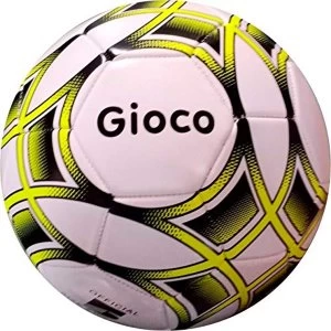 Gioco Unisex-Youth Football, White/Yellow, 3
