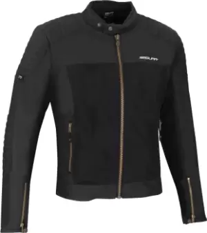 Segura Oskar Motorcycle Textile Jacket, black, Size 2XL, black, Size 2XL