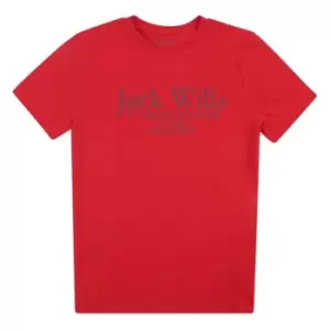 Jack Wills Wills Script T-Shirt Infant Boys - Red
