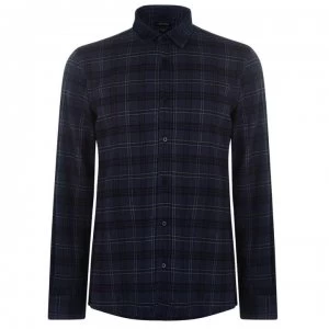 Antony Morato Long Sleeve Checked Shirt - AVIO Blue 7064