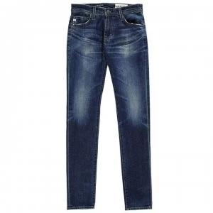 AG Jeans Stockton Distressed Skinny Jeans Mens - Blue Spire