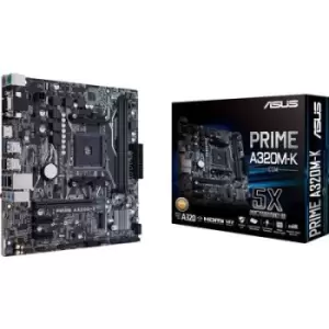 Asus PRIME A320M-K/CSM Motherboard PC base AMD AM4 Form factor Micro-ATX Motherboard chipset AMD A320