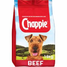 Chappie Complete Dry Dog Food Beef and Wholegrain Cereal 15kg