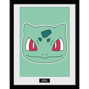 Pokemon Bulbasaur Face Collector Print