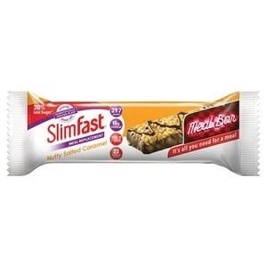 SlimFast Nutty Salted Caramel Meal Replacement Bar Single
