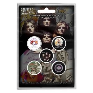 Queen - Early Albums Button Badge Pack