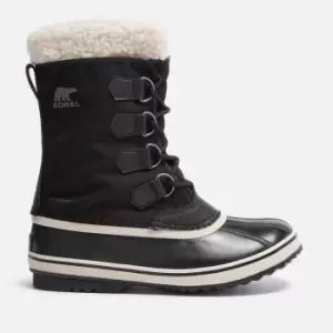 Sorel Womens Winter Carnival Waterproof Boots - Black/Stone - UK 6