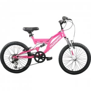 Muddyfox Recoil 20" Girls Mountain Bike - Pink/White