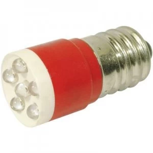 LED bulb E14 Red 24 Vdc 24 V AC 1260 mcd CML
