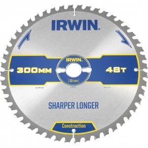 Irwin ATB Ultra Construction Circular Saw Blade 300mm 48T 30mm