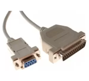 Hypertec 139001-HY serial cable White 1.8 m DB-25 DB-9