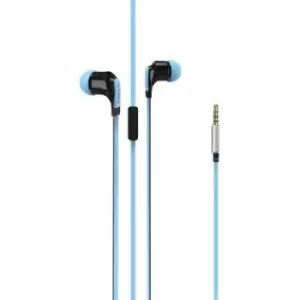 Vivanco Talk 4 In-ear headphones Corded (1075100) Blue Headset