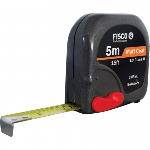 Fisco Unimatic II Tape Measure Imperial & Metric 16ft / 5m 16mm