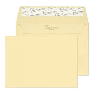 PREMIUM Woven Envelopes C6 Peel & Seal 114 x 162mm Plain 120 gsm Vellum Wove Pack of 500