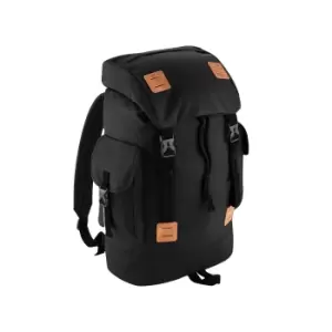 Bagbase Urban Explorer Backpack/Rucksack Bag (One Size) (Black/Tan)