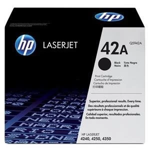 HP 42A Black Laser Toner Ink Cartridge