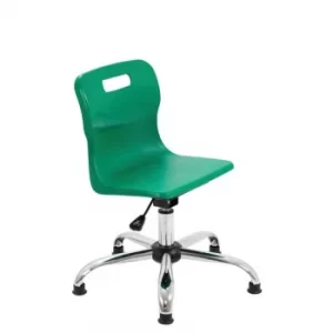 TC Office Titan Swivel Junior Chair with Glides, Green