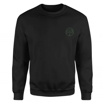 Rick and Morty Morty Embroidered Unisex Sweatshirt - Black - S