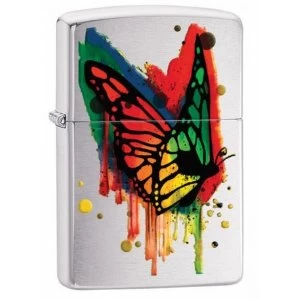 Zippo Butterfly Classic Brushed Chrome