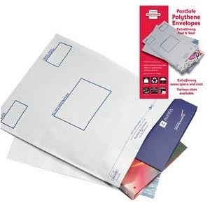 Original KeepSafe Envelopes Extra Strong Polythene Opaque DX W460xH430mm Peel Seal Ref KSV MO6 Box 100