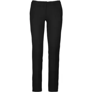 Kariban Womens/Ladies Chino Trousers (18 UK) (Black)