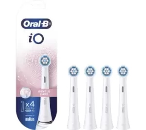 ORAL B Gentle Care Replacement Toothbrush Head - Pack of 4, White