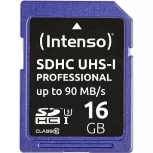 Intenso Professional SDHC card 16GB Class 10, UHS-I