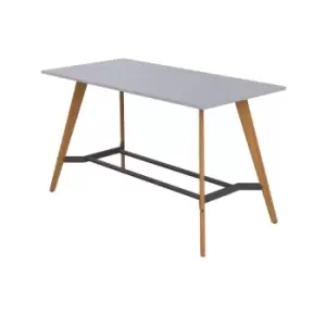 Plateau Poseur High Rectangular Meeting Table - 2200mm x1000mm x830mm - Grey