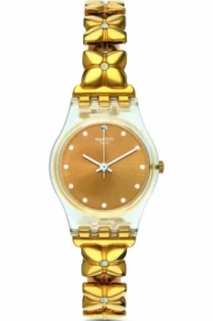 Ladies Swatch Originals Lady -Golden Keeper Watch LK358G