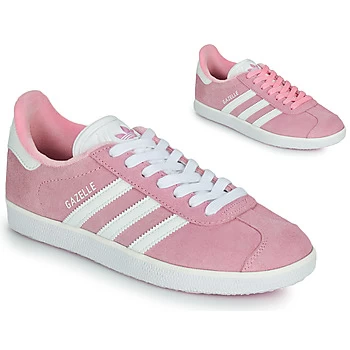 adidas GAZELLE W womens Shoes Trainers in Pink